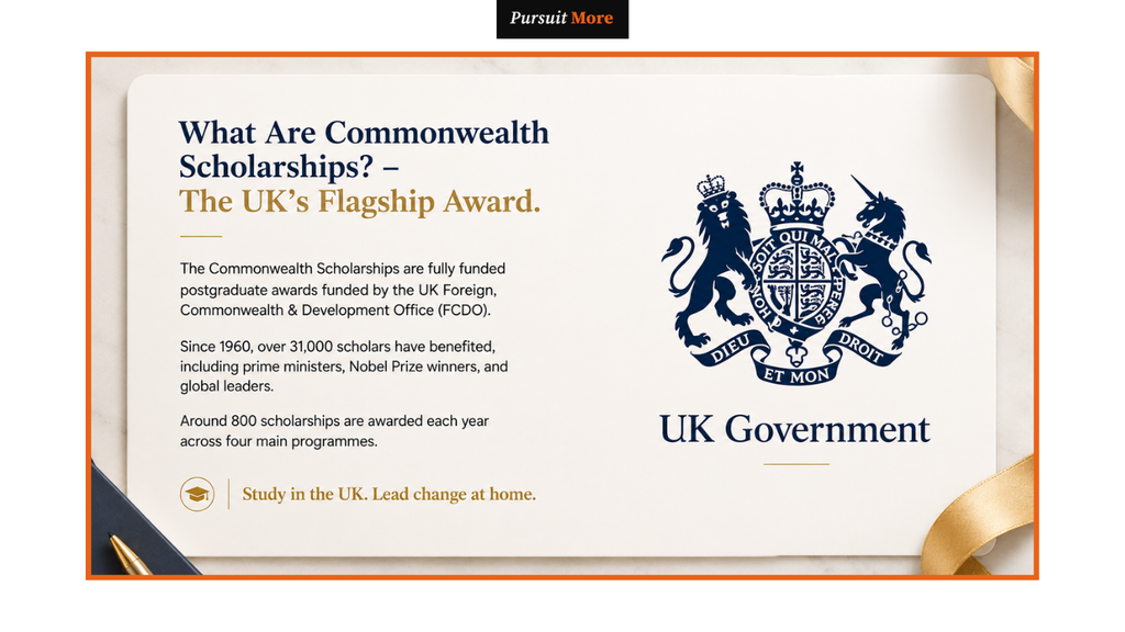 Commonwealth scholarship for Africans 2026: 
What Are Commonwealth Scholarships? – The UK's Flagship Award

